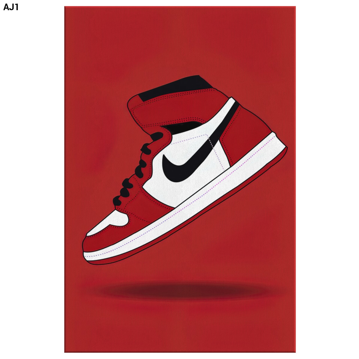 Custom Nike Air Jordan 1 canvas