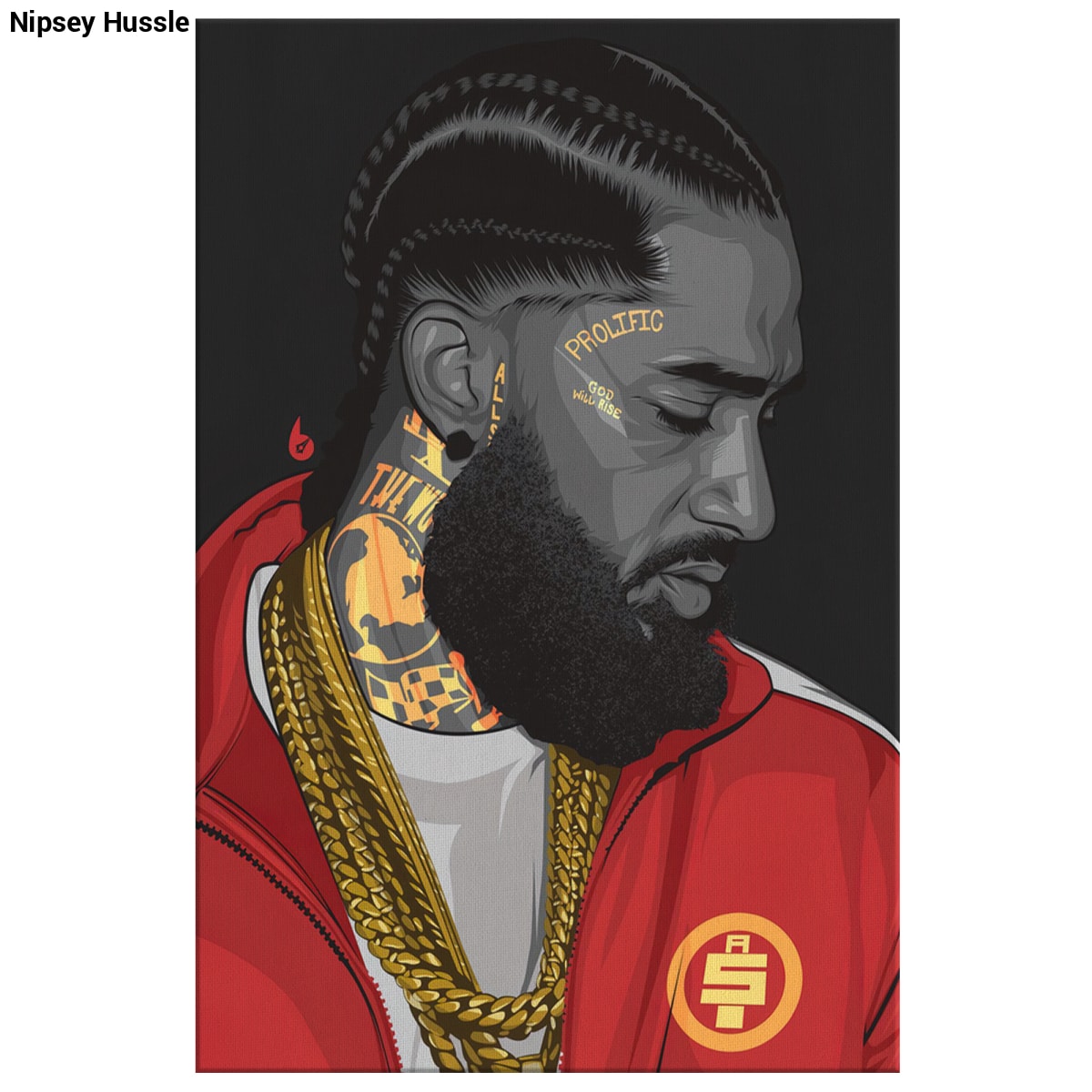 Nipsey Hussle - Canvas Wall Art 2 – UrbanArtGala