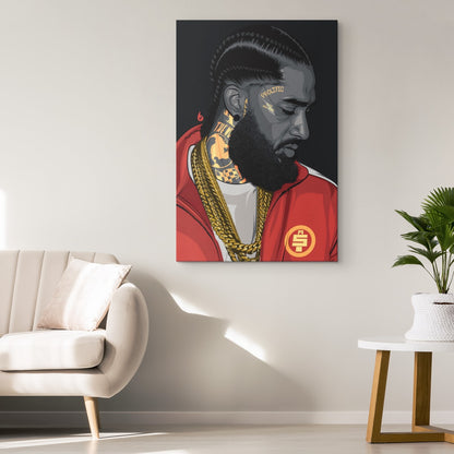 Nipsey Hussle - Canvas Wall Art 2